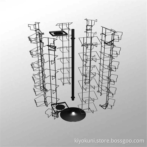 double side open book display
